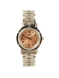 HERMES Clipper Silver/Pink