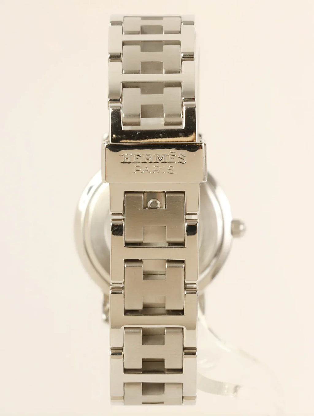 HERMES Clipper Silver/Pink