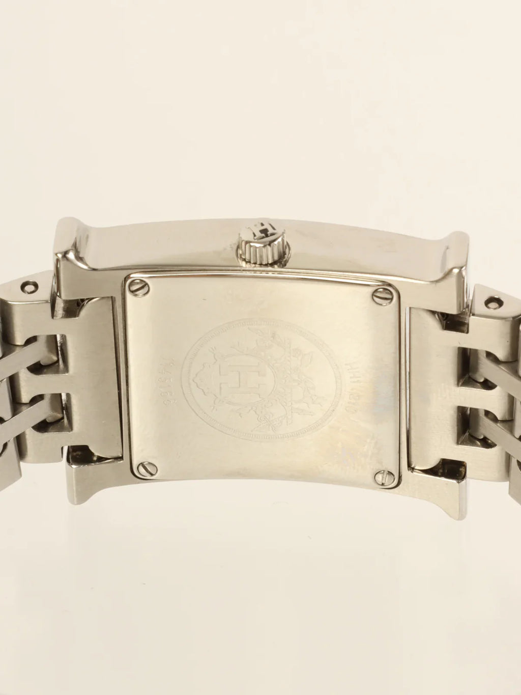 HERMES H Watch Silver/White