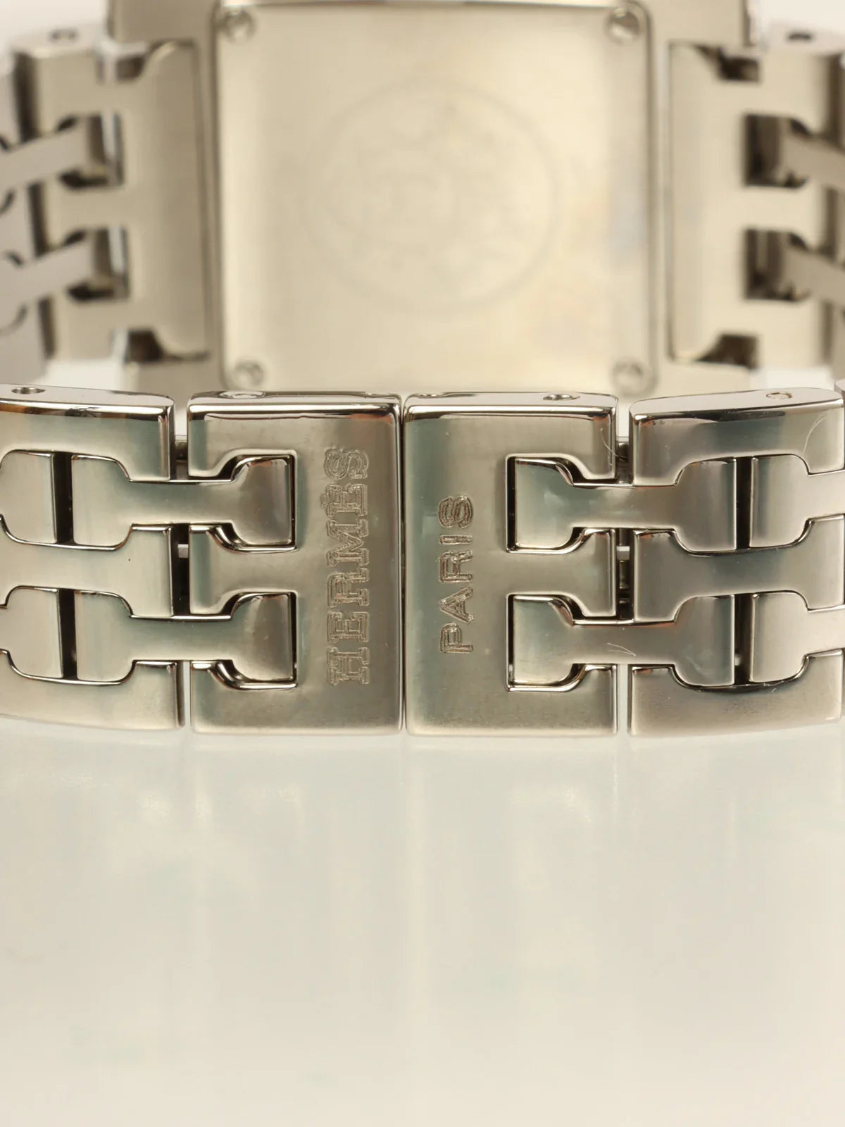 HERMES H Watch Silver/White
