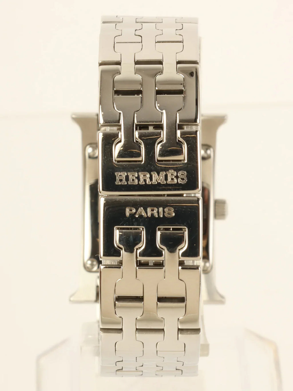 HERMES H Watch Silver/White