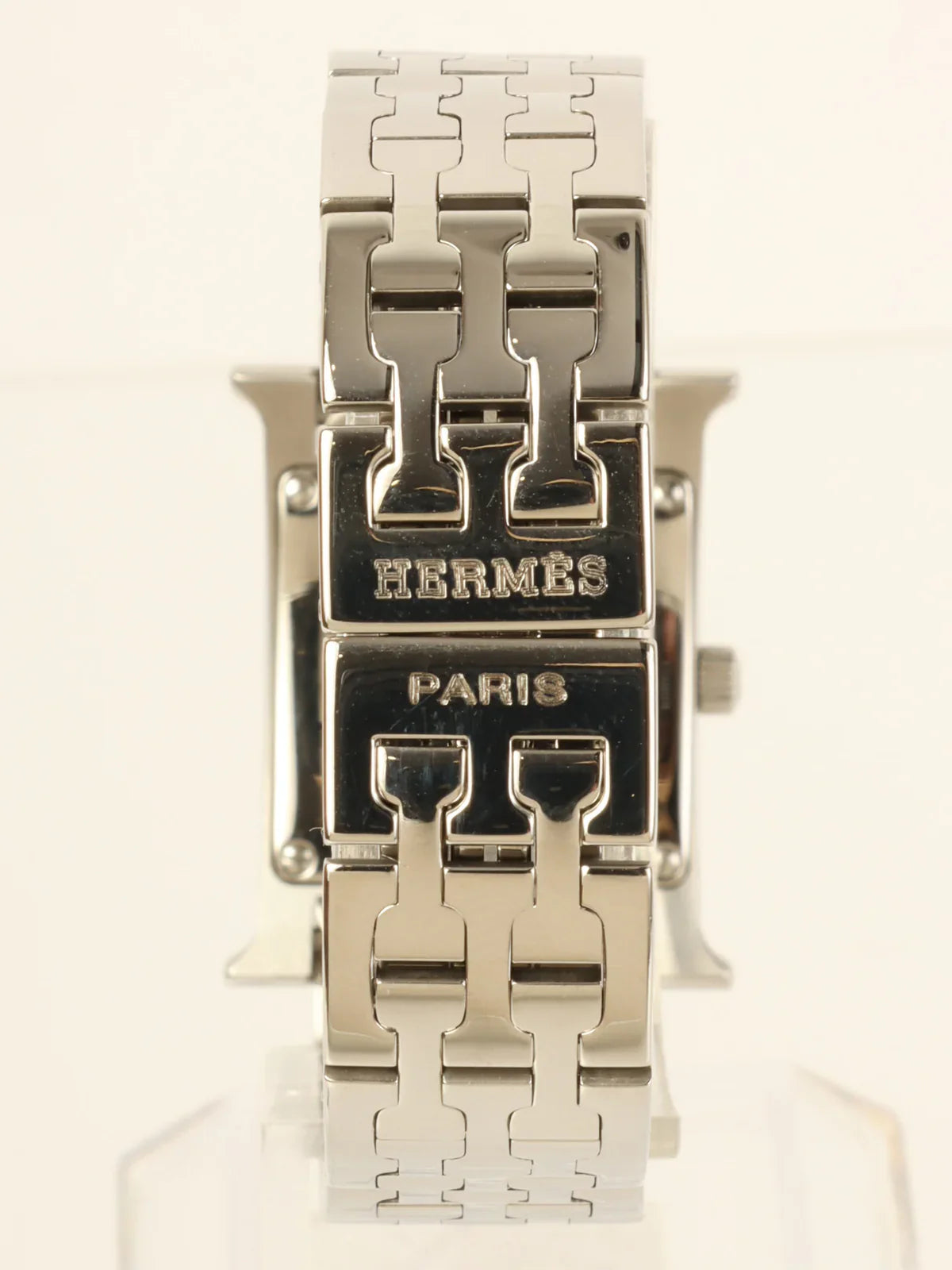 HERMES H Watch Silver/White