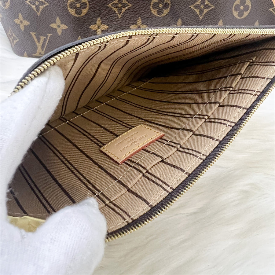 LV Neverfull MM in Monogram Canvas GHW