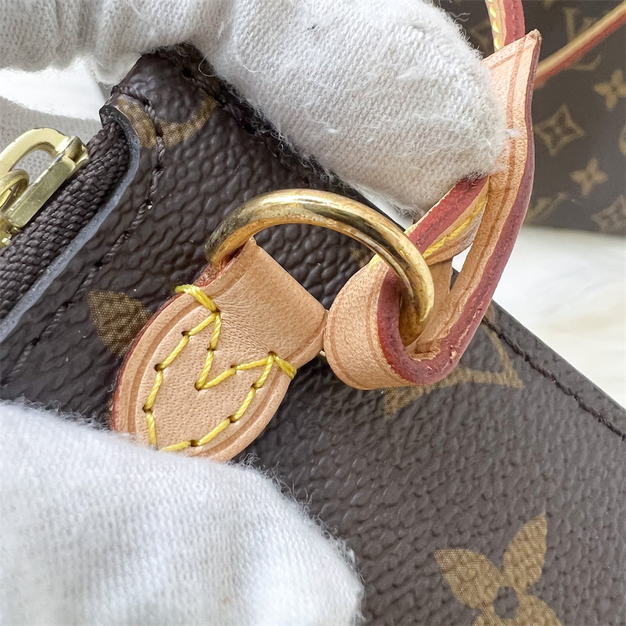 LV Neverfull MM in Monogram Canvas GHW