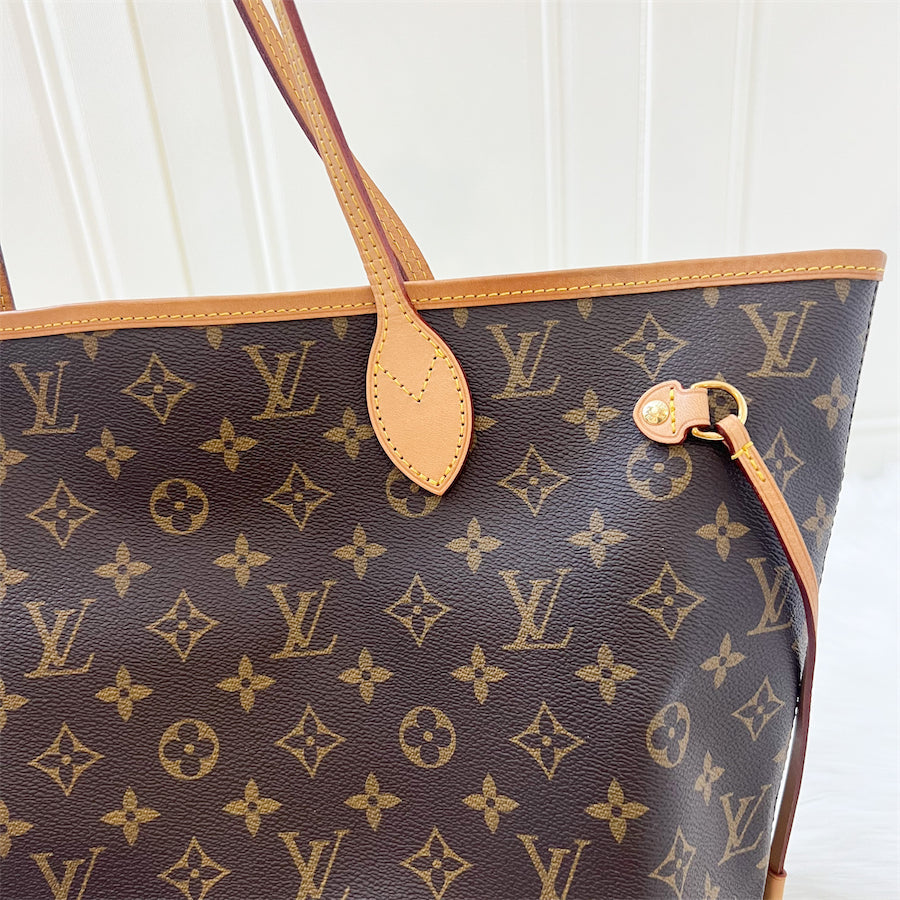 LV Neverfull MM in Monogram Canvas GHW