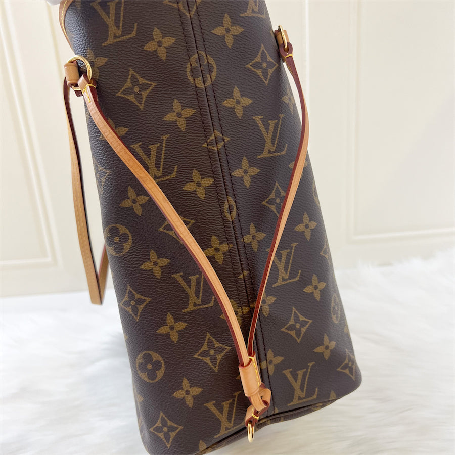 LV Neverfull MM in Monogram Canvas GHW
