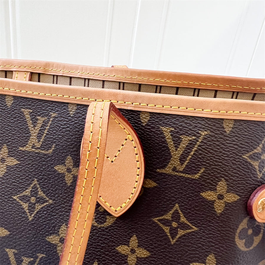 LV Neverfull MM in Monogram Canvas GHW