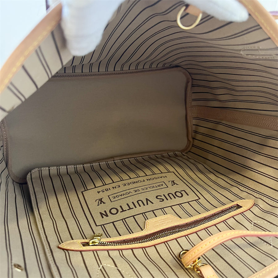 LV Neverfull MM in Monogram Canvas GHW