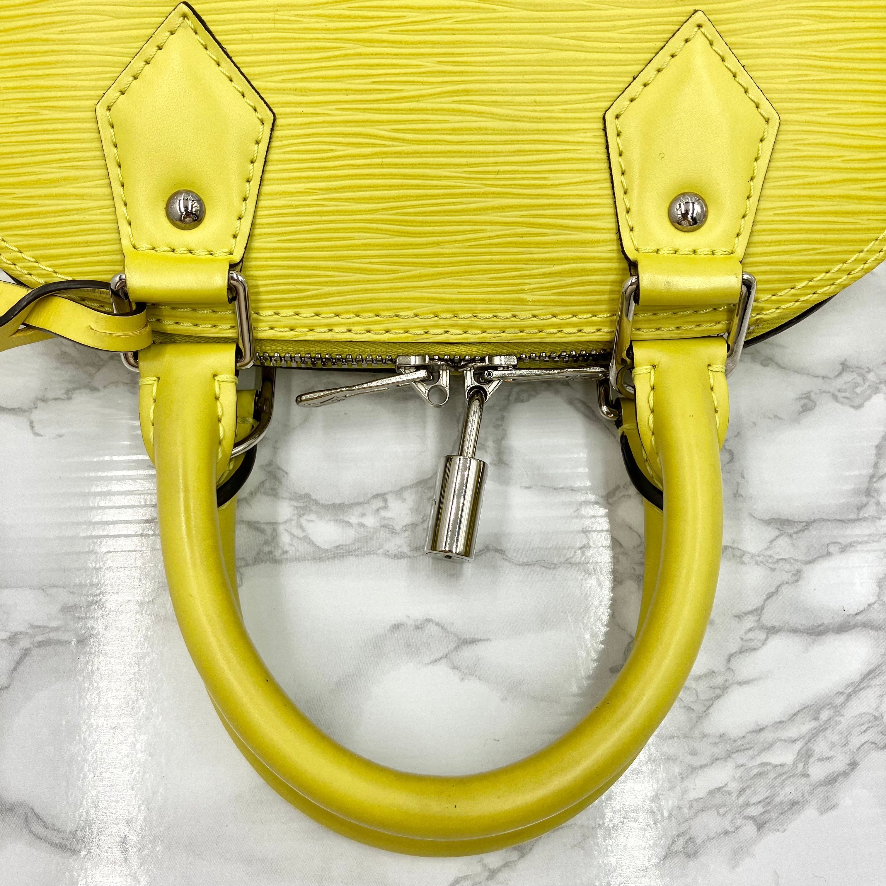 LOUIS VUITTON Epi Alma BB