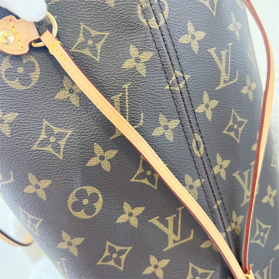 LV Neverfull MM in Monogram Canvas GHW