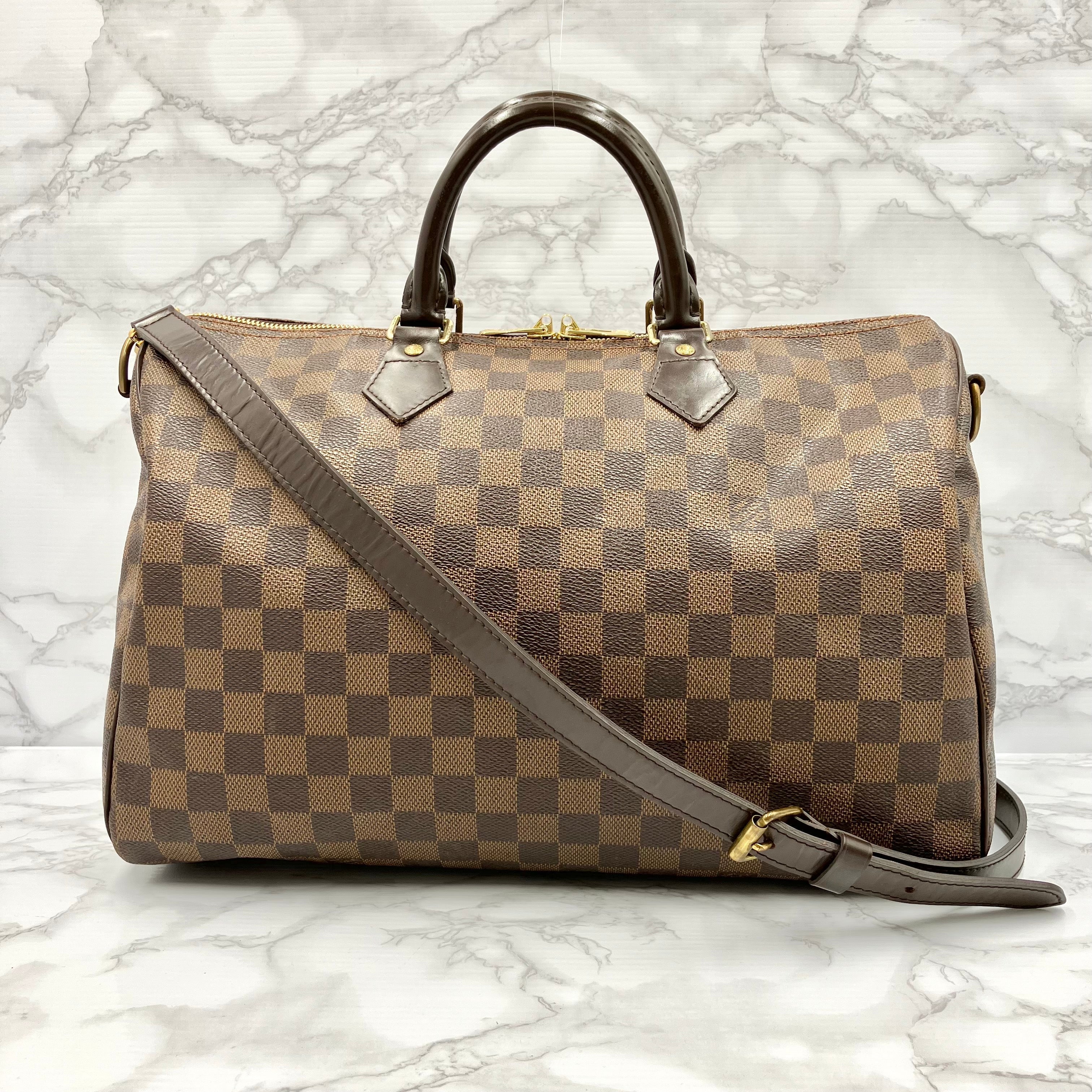 LOUIS VUITTON Damier Speedy 35 Bandouliere