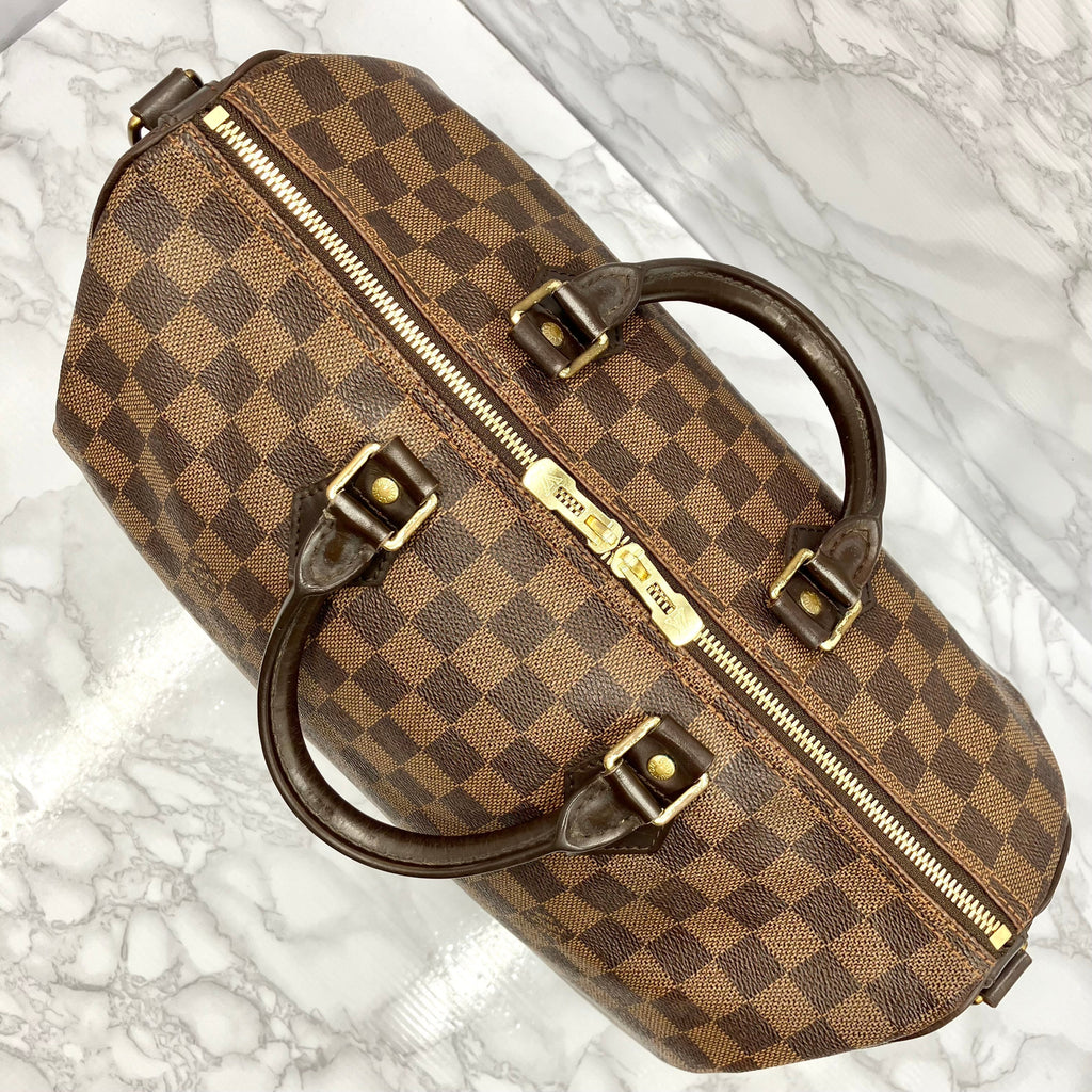LOUIS VUITTON Damier Speedy 35 Bandouliere