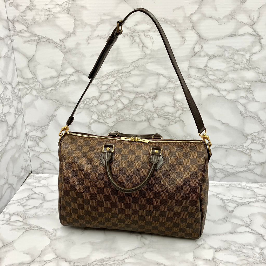 LOUIS VUITTON Damier Speedy 35 Bandouliere