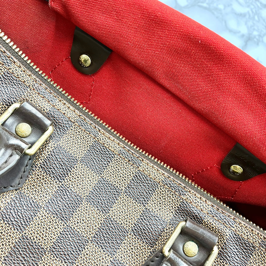LOUIS VUITTON Damier Speedy 35 Bandouliere