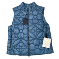 Men's Lvse Padded Monogram Gilet Blue Size IT 56 / XXXL