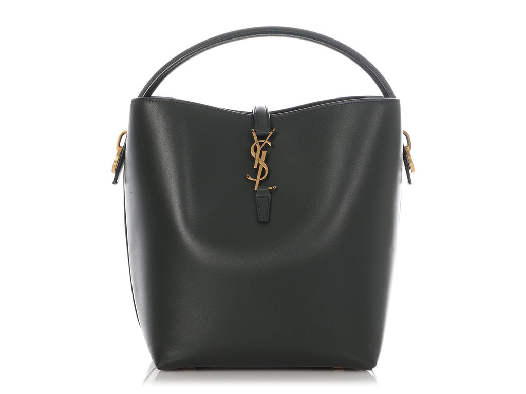 Saint Laurent Dark Green Le 37 Bucket Bag