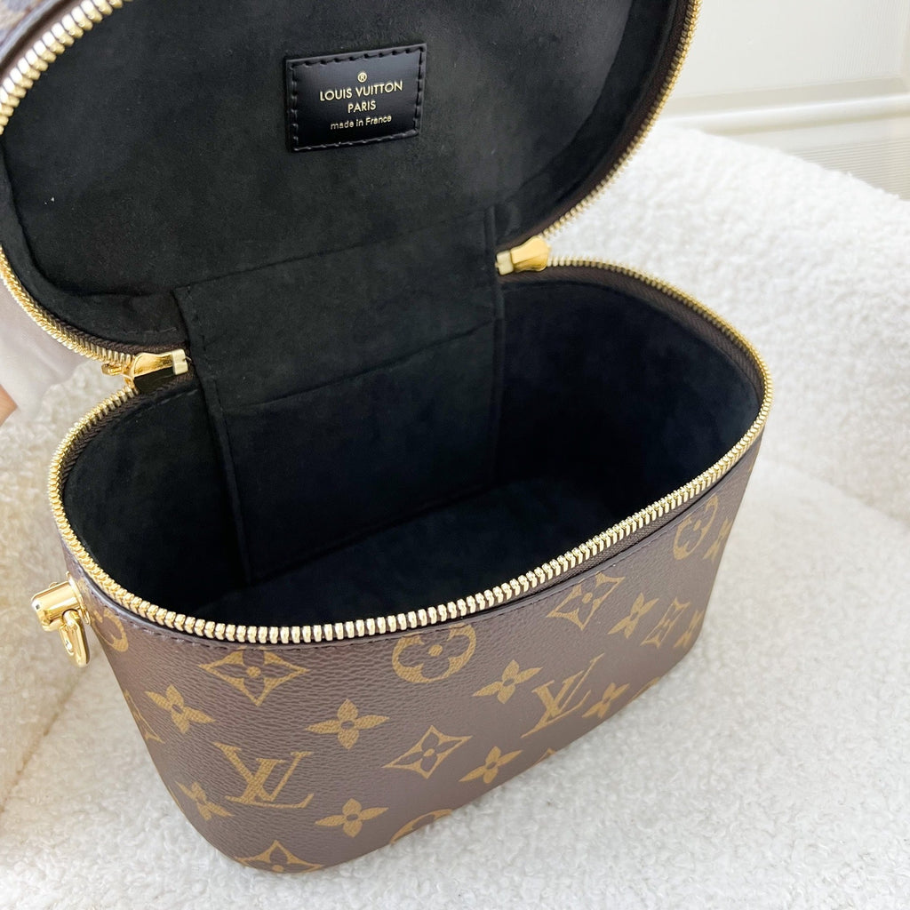 LV Vanity PM in Monogram Canvas and Black Trim GHW