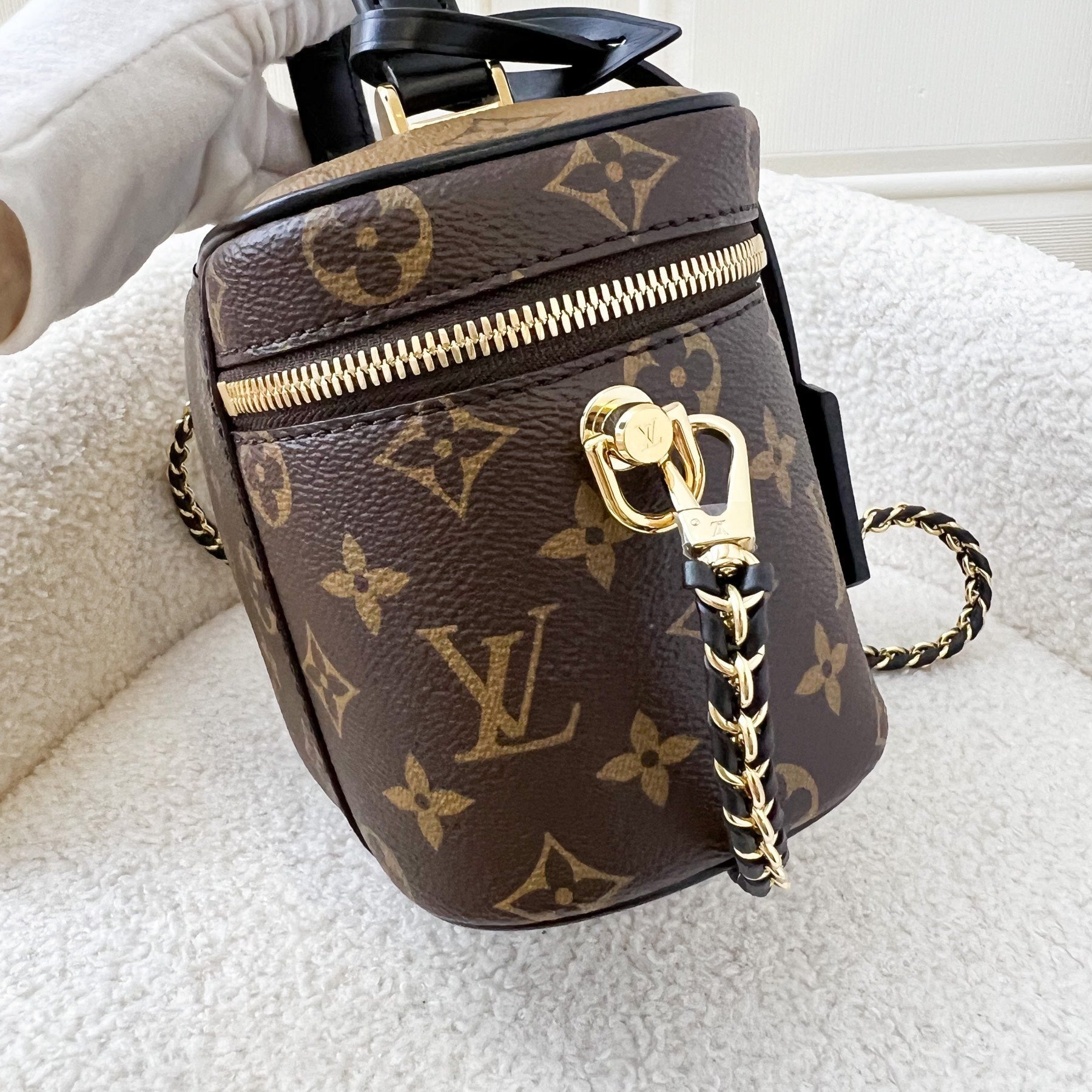 LV Vanity PM in Monogram Canvas and Black Trim GHW