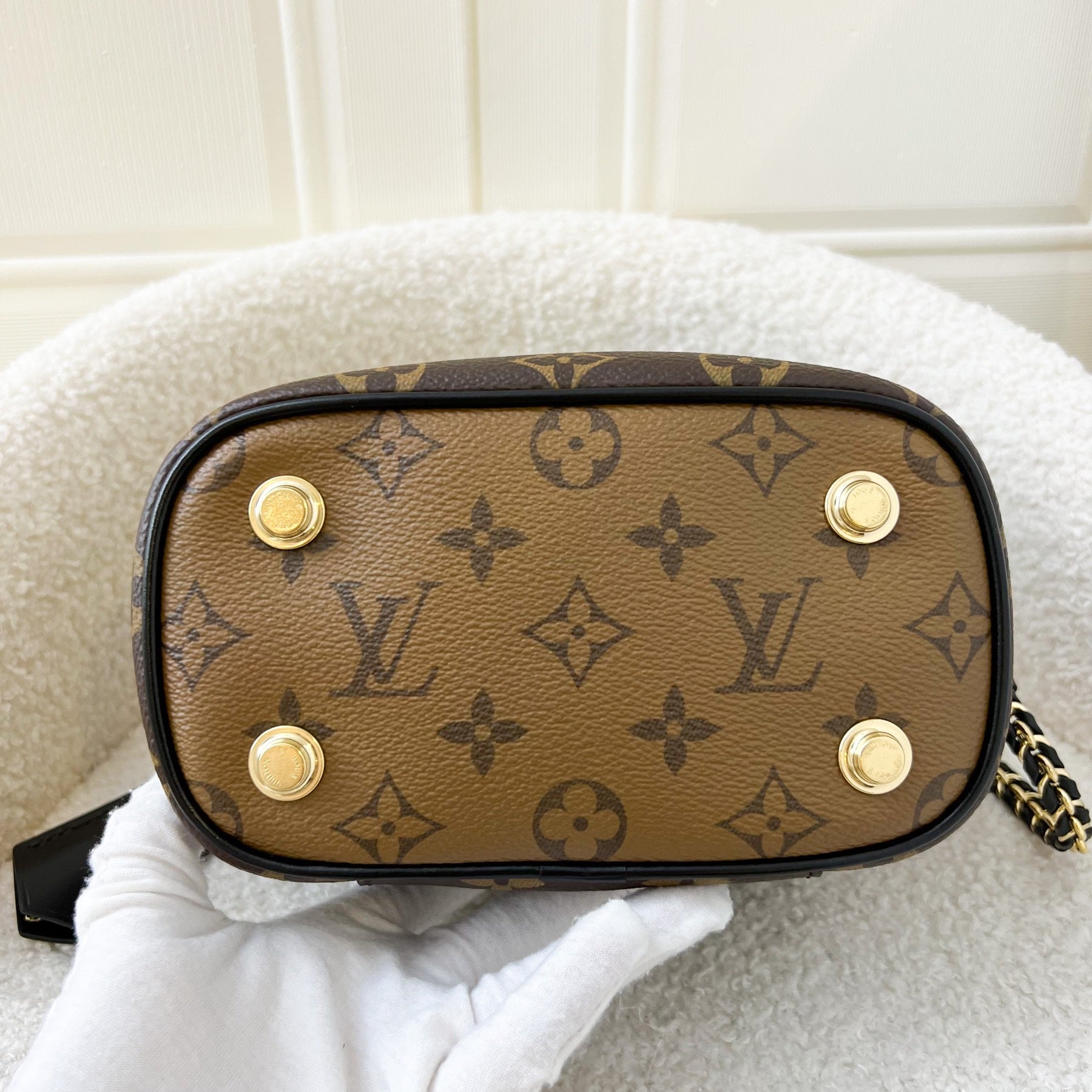 LV Vanity PM in Monogram Canvas and Black Trim GHW