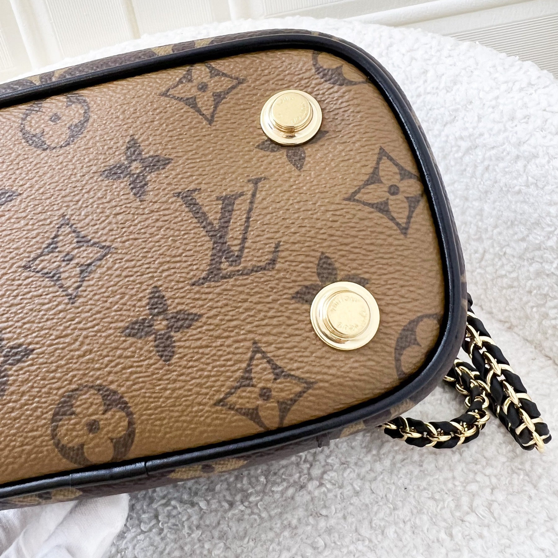 LV Vanity PM in Monogram Canvas and Black Trim GHW