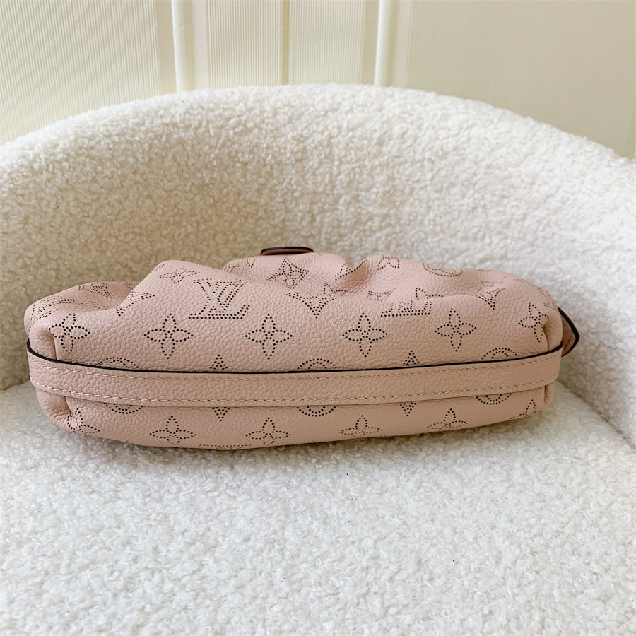 LV Scala Mini Bag in Magnolia Pink Mahina Calf Leather and SHW