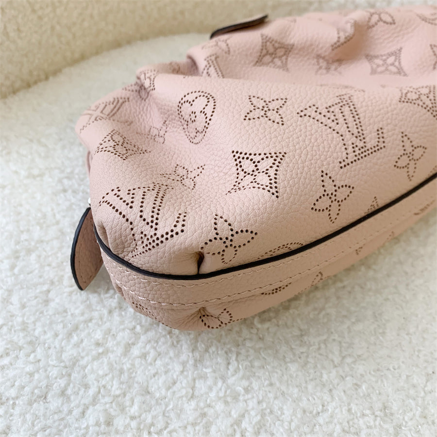 LV Scala Mini Bag in Magnolia Pink Mahina Calf Leather and SHW