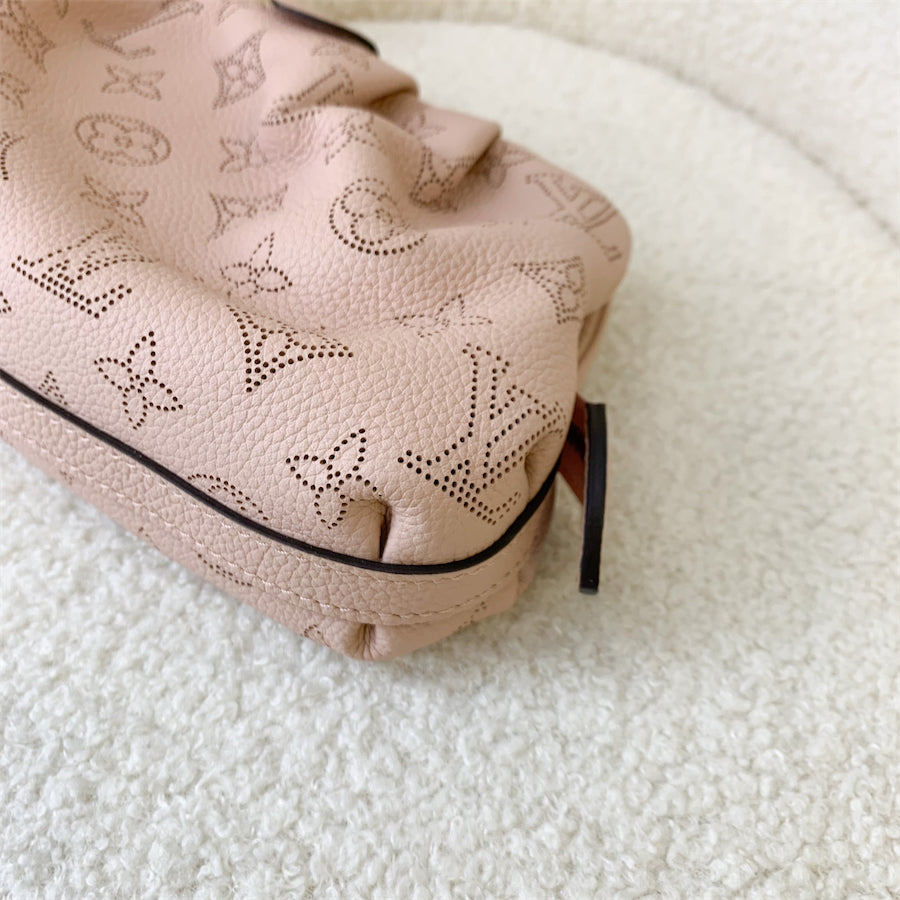 LV Scala Mini Bag in Magnolia Pink Mahina Calf Leather and SHW