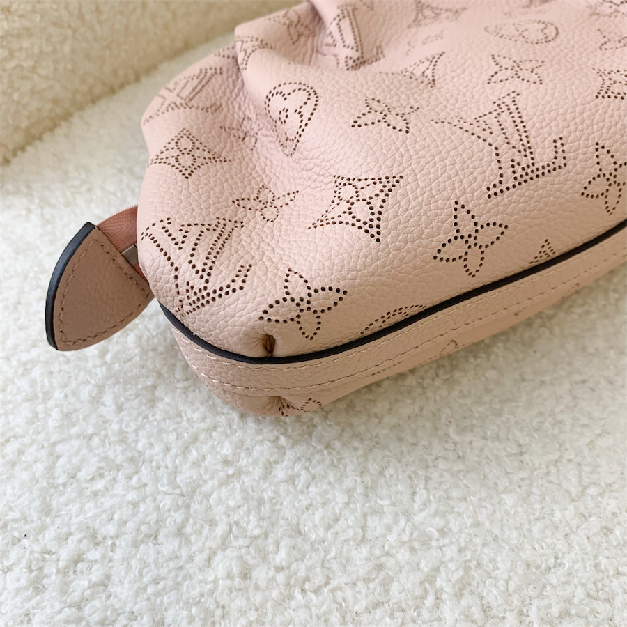 LV Scala Mini Bag in Magnolia Pink Mahina Calf Leather and SHW