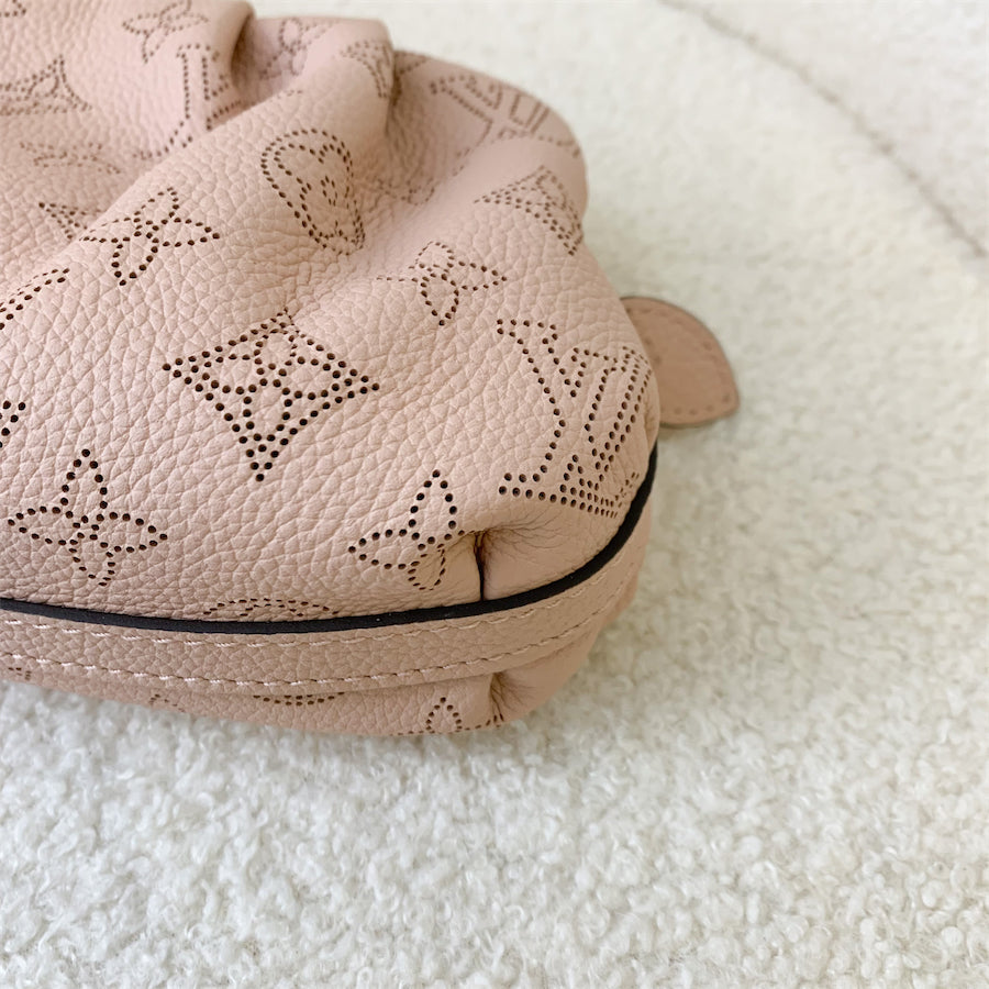 LV Scala Mini Bag in Magnolia Pink Mahina Calf Leather and SHW