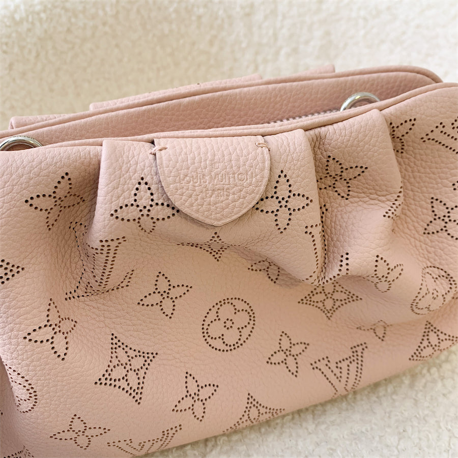 LV Scala Mini Bag in Magnolia Pink Mahina Calf Leather and SHW