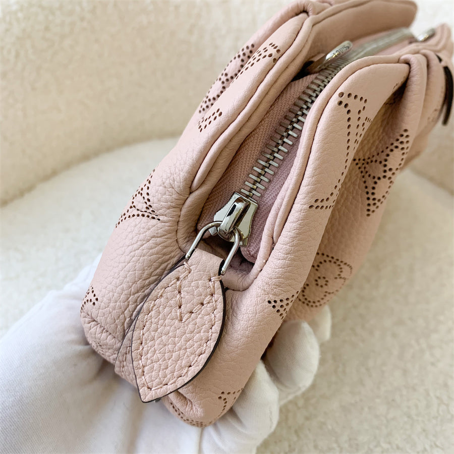 LV Scala Mini Bag in Magnolia Pink Mahina Calf Leather and SHW