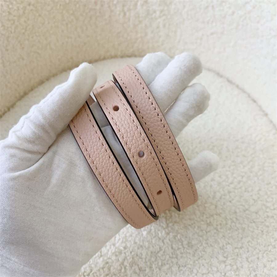 LV Scala Mini Bag in Magnolia Pink Mahina Calf Leather and SHW