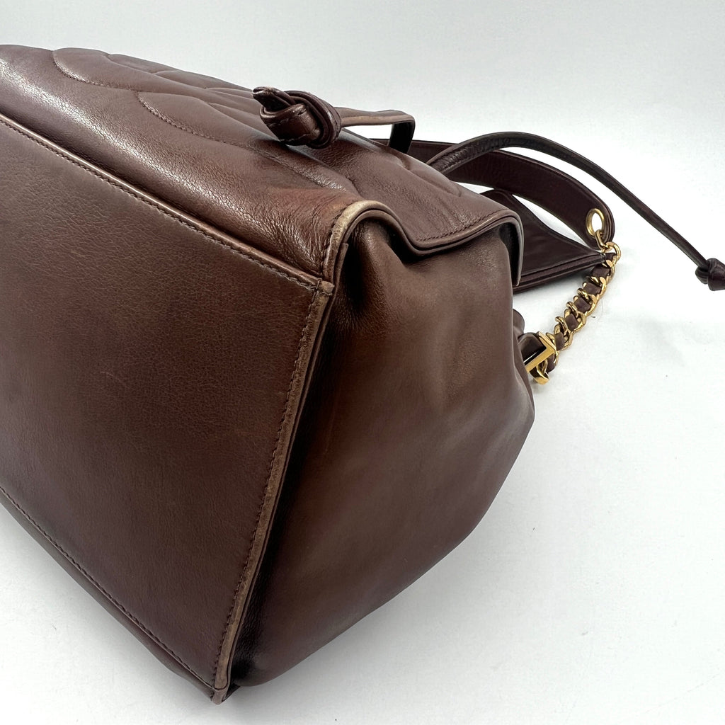 Chanel Vintage CC Drawstring Bucket Bag Small Year 1995 (Dust Bag)