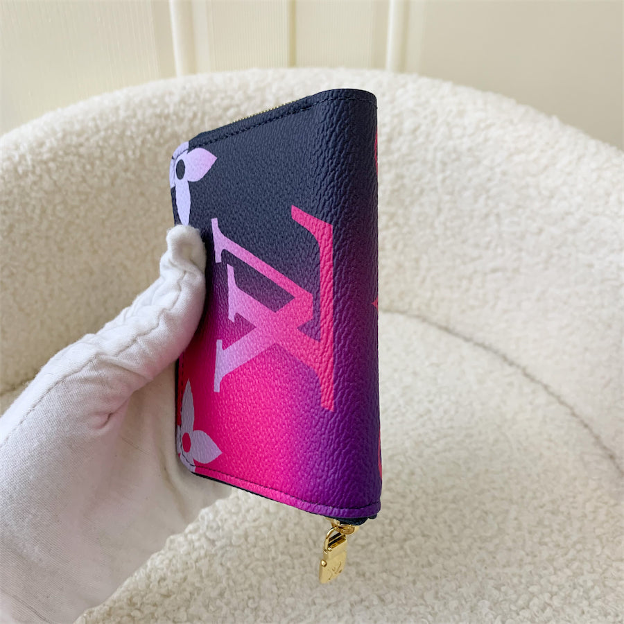 LV Zippy Coin Purse in Midnight / Fuchsia Monogram Canvas and GHW