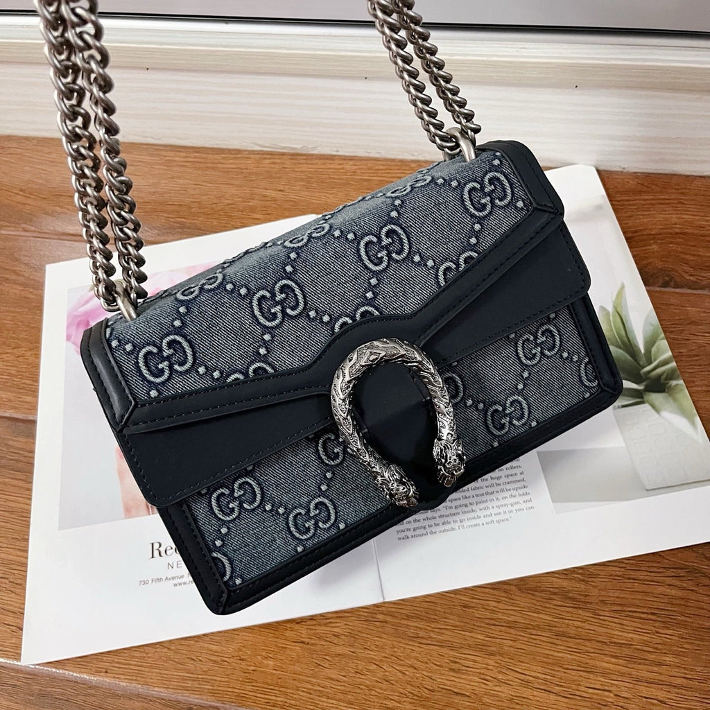 GC710 Dionysus Small Shoulder Bag / 11"W x 6.2"H x 4"D