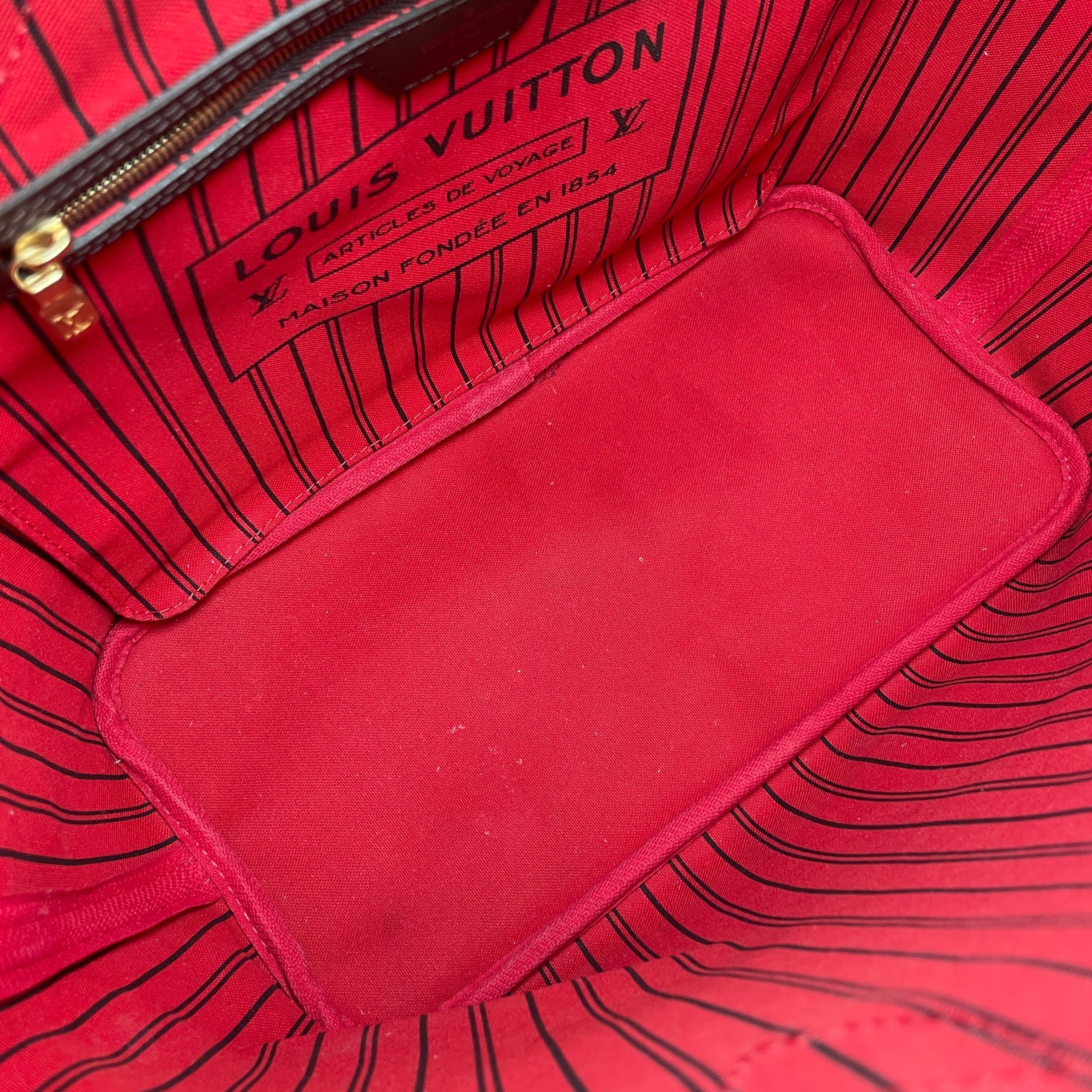 LOUIS VUITTON Neverfull MM Damier Ebene