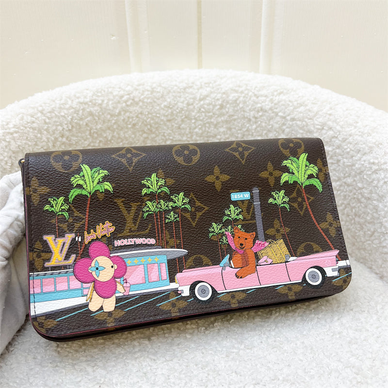 LV Christmas 2021 Hollywood Felicie 3-in-1 Pochette in Monogram Canvas GHW