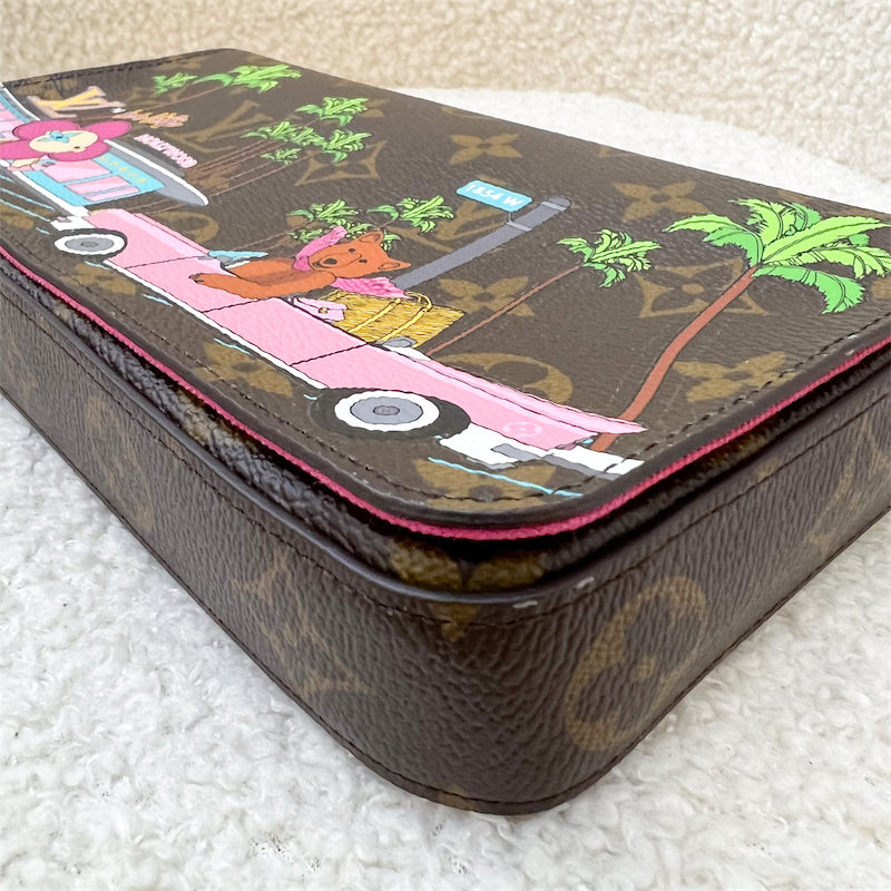 LV Christmas 2021 Hollywood Felicie 3-in-1 Pochette in Monogram Canvas GHW