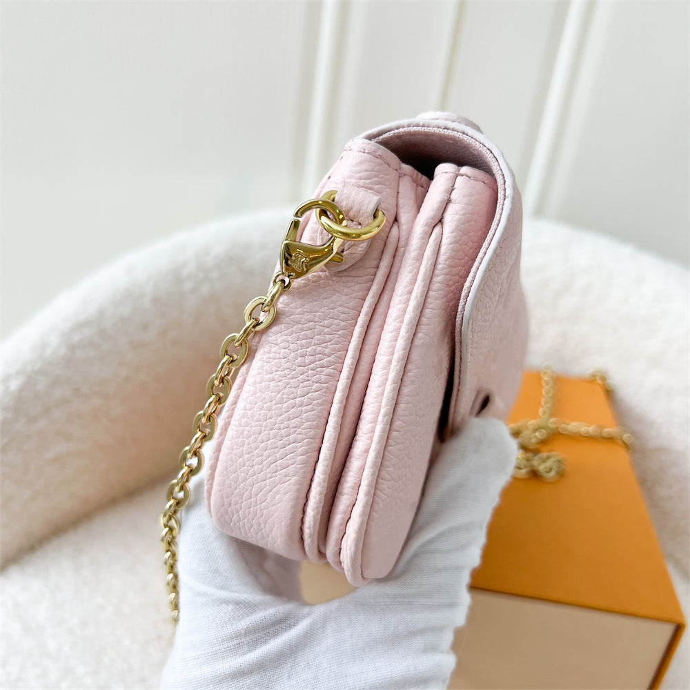 LV Micro Metis in Pink Empreinte Leather and GHW
