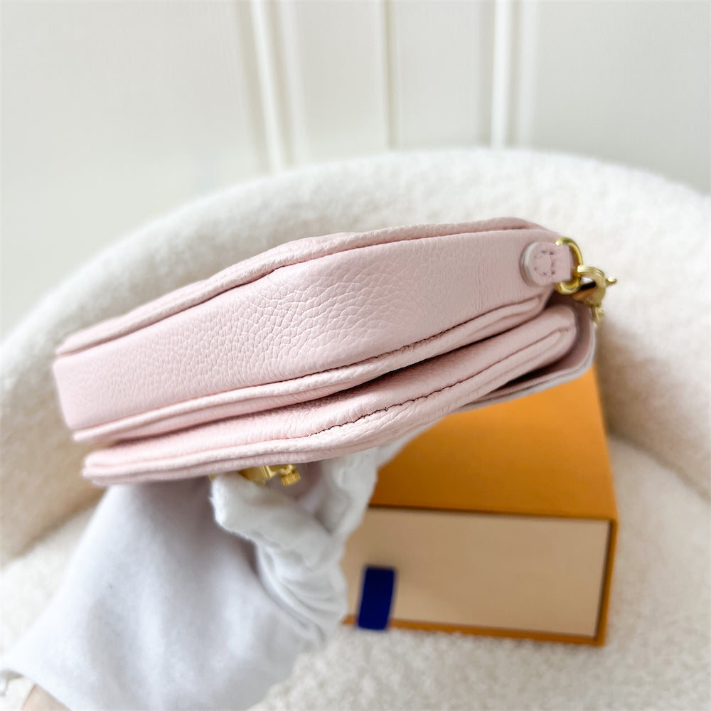 LV Micro Metis in Pink Empreinte Leather and GHW