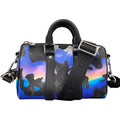 Men's Keepall Bandouliere 25 Monogram Eclipse Sunset Bag Black
