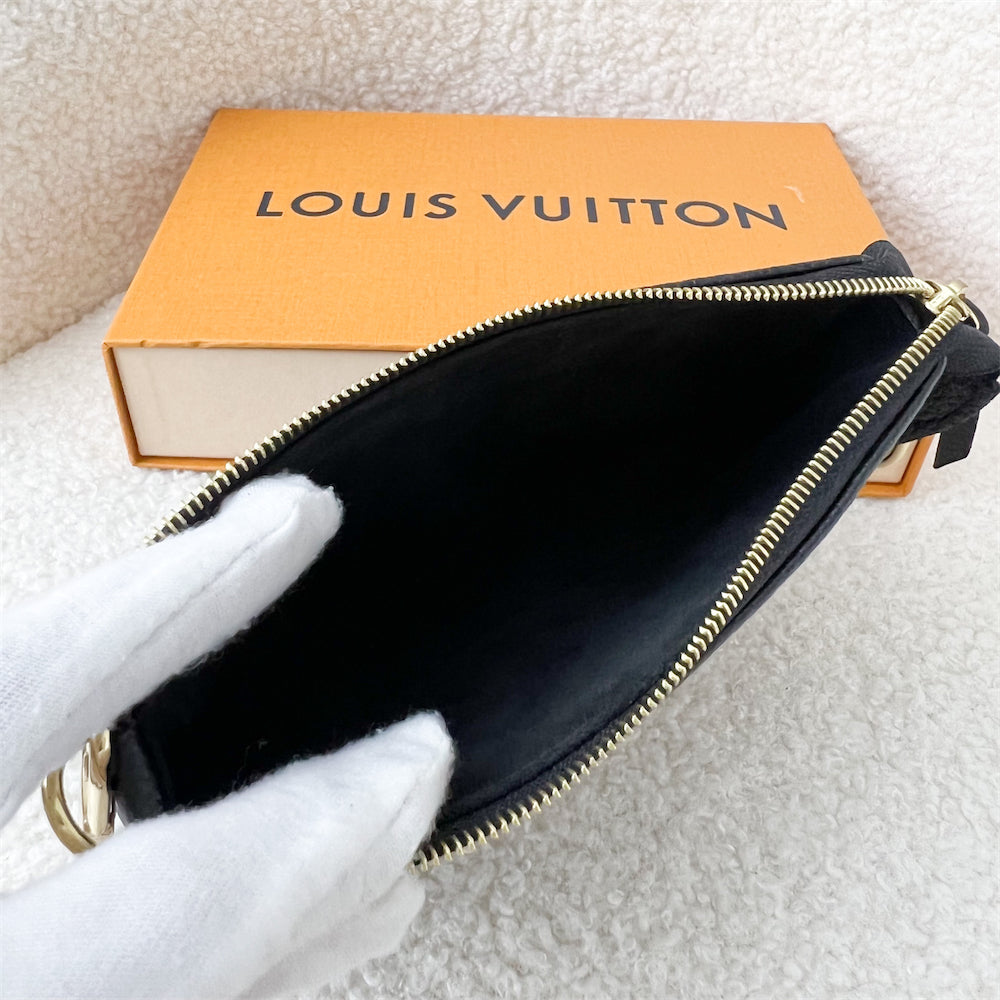 LV Mini Pochette Accessoires in Bicolour Monogram Empreinte Leather GHW