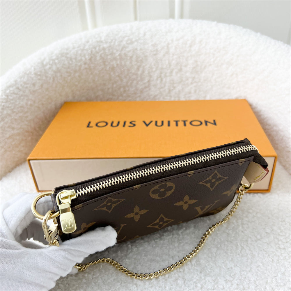 LV Mini Pochette Accessoires in Monogram Canvas GHW