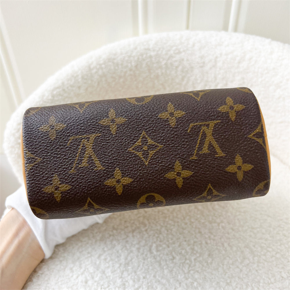 LV Nano Speedy in Monogram Canvas GHW