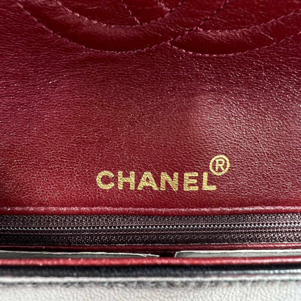 Chanel Classic Flap Large Size Lambskin Year 1991 Dust Bag Sticker