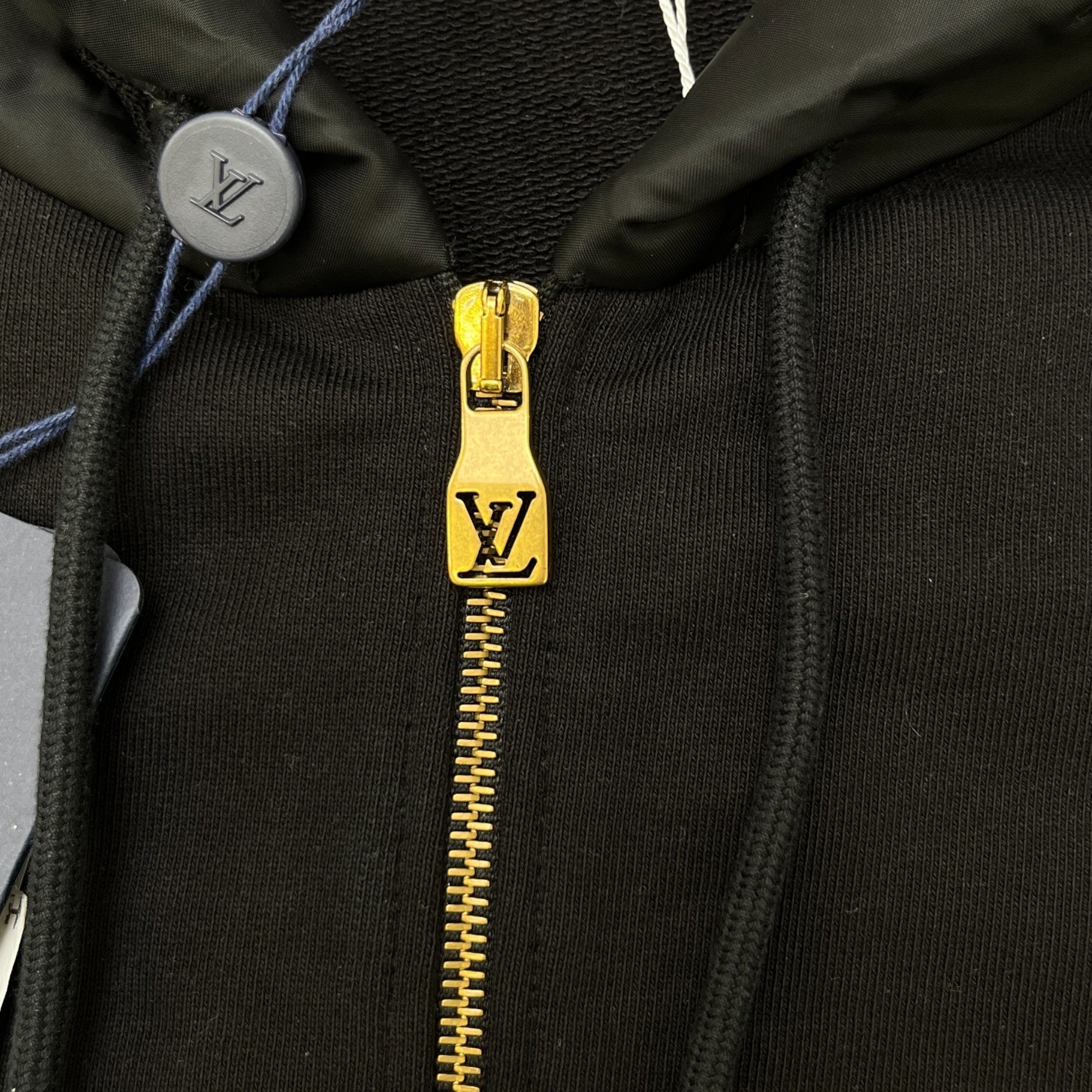 Men's Hybrid Zipped Signature Jacket Black Size M