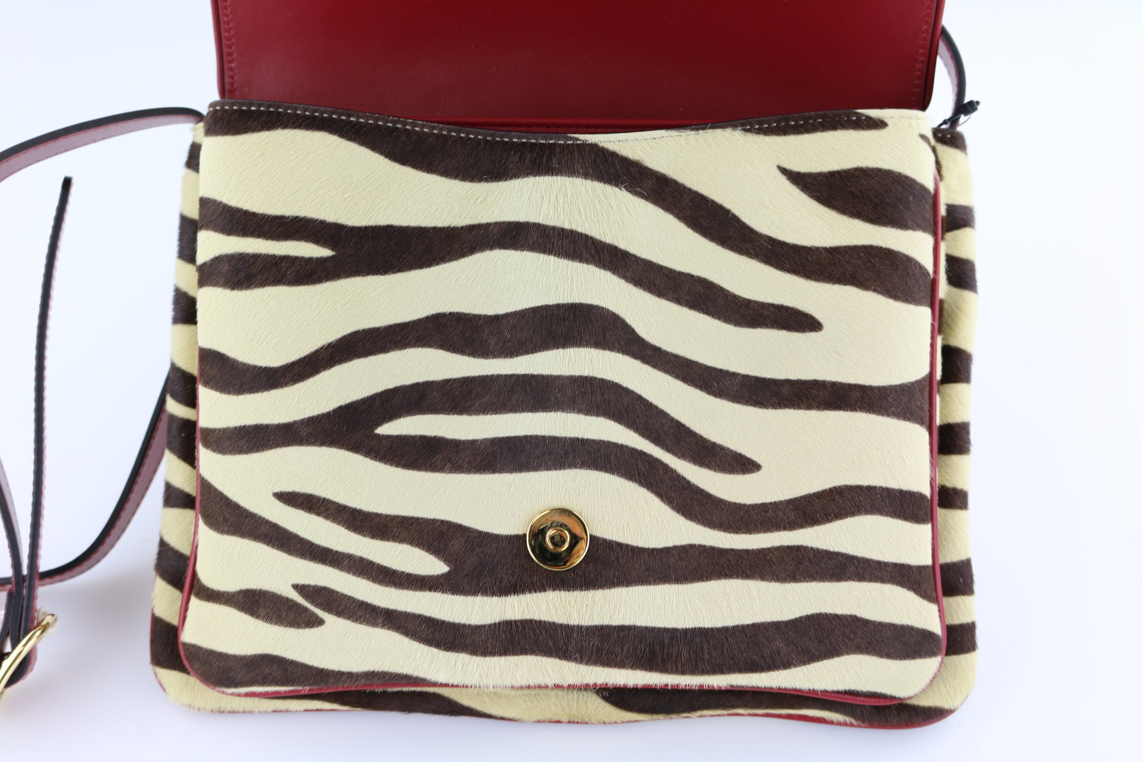 Arli Tiger Print Medium Shoulder Bag