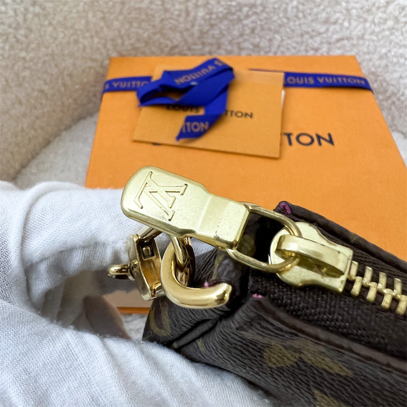 LV Mini Pochette Accessoires in Christmas Animation Monogram Canvas (Alps)