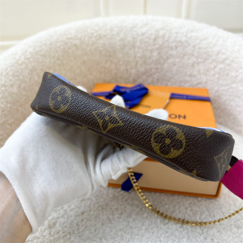 LV Mini Pochette Accessoires in Christmas Animation Monogram Canvas (Alps)