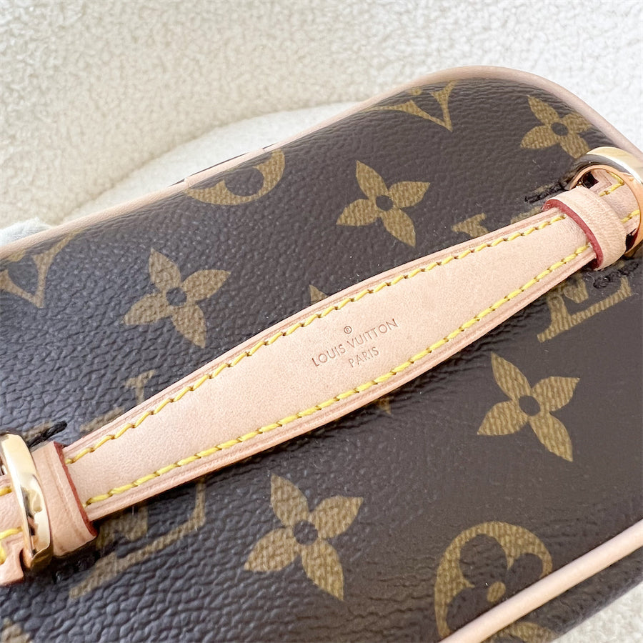 LV Nano Nice in Monogram GHW